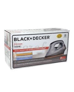 BLACK & DECKER DRY HEAVY IRON 1100W