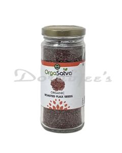 ORGASATVA ORGANIC ROASTED FLAX BOTTLE 125 G