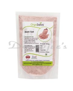 ORGASATVA ORGANIC BLACK SALT 200 G