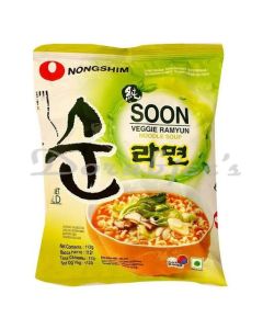 NONGSHIM SOON VEGGIE RAMYUN NOODLE SOUP 112 G
