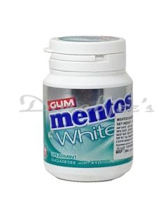 MENTOS GUM WHITE SPEARMINT BOTTLE 100G