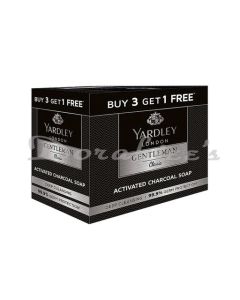 YARDLEY GENTLEMAN CLASSIC ACTIVATED CHARCOAL SOAP BUY 3 GET 1  400G