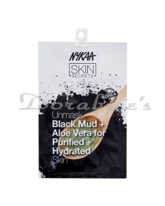 NYKAA UMASK BLACK MUD + ALOEVERA FACE MASK 21ML