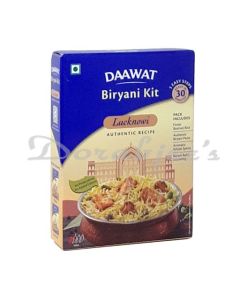 DAAWAT HEAT AND EAT LUCKNOWI RECIPE BIRYANI KIT 334G