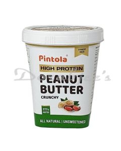 PINTOLA HIGH PROTEIN PEANUT BUTTER ALL NATURAL  CRUNCHY 1KG