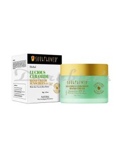 SOULFLOWER LUCIOUS CERAMIDE HAND CREAM & SUNSCREEN WITH SPF 50 PLUS 50G