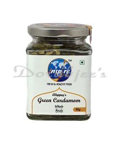 INSPIRE WORLD SPICES GREEN CARDAMOM WHOLE 90G