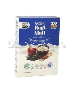 GAPLU BABY FOOD APPLE MULBERRY RAGI MALT 300G