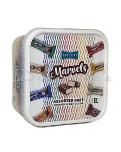 CHOCOZAY MARVELS ASSORTED CHOCOLATE BARS TUB 300G