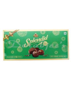 SPLENDID CHOCOLATE ASSORTED CENTER FILLS SMALL BOX 72G