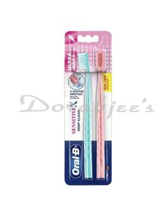 ORAL B SENSITIVE X DEEP CLEAN TOOTHBRUSH 2S