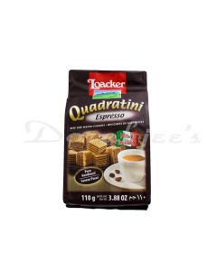 LOACKER WAFER ROLLS QUADRALINI ESPRESSO125