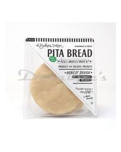 THE BAKERS DOZEN WHOLE WHEAT PITA PACK OF 4