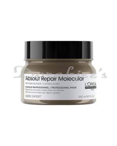 LOREAL ABSOLUTE REPAIR MOLECULAR HAIR MASK 250ML