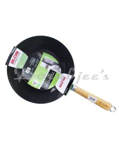 ALDA COOKWARE CARBON STEEL WOK 30C