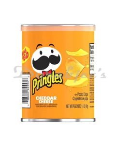 PRINGLES CHEDDAR CHEESE POTATO CHIPS 40G