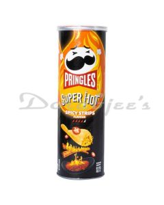 PRINGLES SUPER HOT SPICY STRIPS  CHIPS 110G