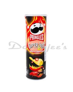 PRINGLES SUPER HOT SPICY CRAYFISH  CHIPS 110G
