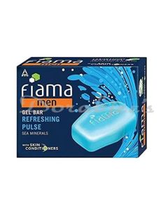FIAMA MEN GEL BAR REFRESHING PULSE SEA MINERALS 3X125G