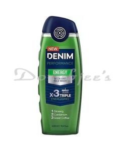 DENIM ENERGY ENERGIZING BODY WASH 250ML