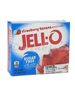 JELL O JELLY PUDDING SF STRAWBERRY BANANA 85G