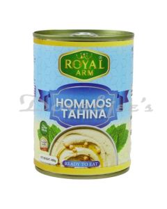 ROYAL ARM HOMMOS HUMUS TAHINA TIN 400G
