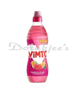 VIMTO RASPBERRY ORANGE PASSION FRUIT NO ADDED SUGAR 500ML